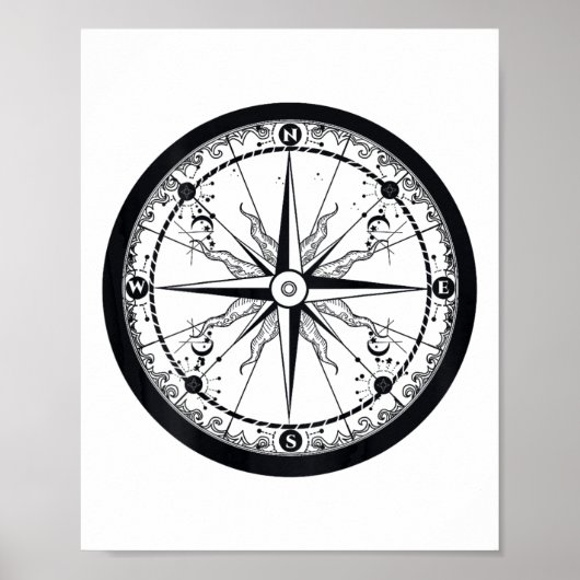 Poster Sur beau dos Comp Sailing Randonnée Voyage Adven (Devant)