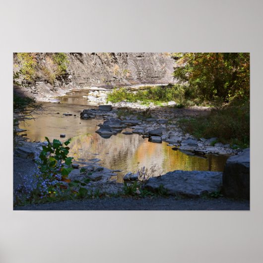 Poster sur Canyon Waterscape (Devant)