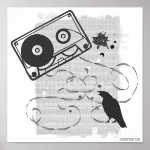 Poster sur cassette