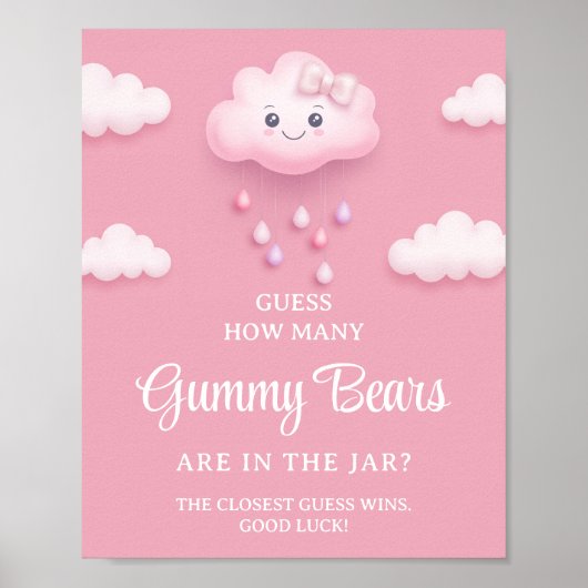 Poster Sur Cloud Neuf Guides Modernes Combien D'Ours Gumm (Devant)