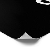 Poster Sur Fleek Funny Veggie Leek Pun Dark BG (Coin)