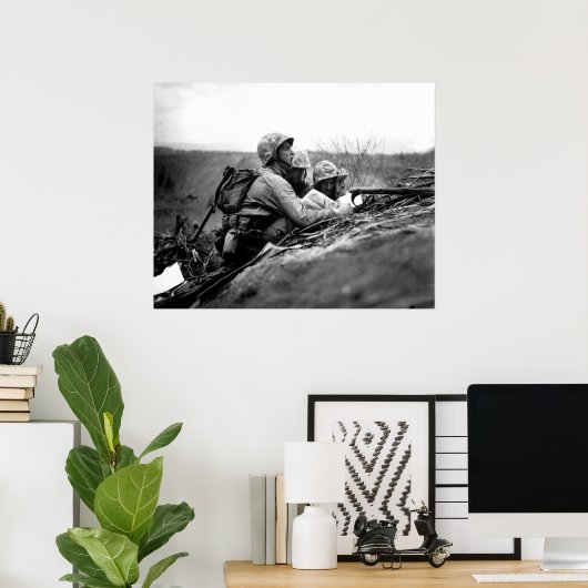 Poster Sur Iwo Jima (Bureau à domicile)