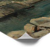 Poster Sur la baie de Naples - Art de luxe (Coin)