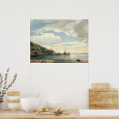 Poster Sur la baie de Naples - Art de luxe (Cuisine)
