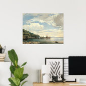 Poster Sur la baie de Naples - Art de luxe (Bureau à domicile)