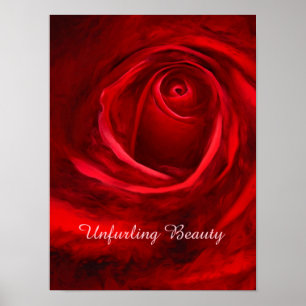 Poster sur la beauté de Unfurling (Matte)