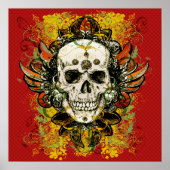 Poster sur la conception du crâne (Devant)