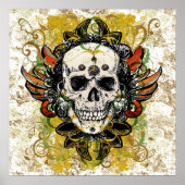 Poster sur la conception du crâne (Devant)