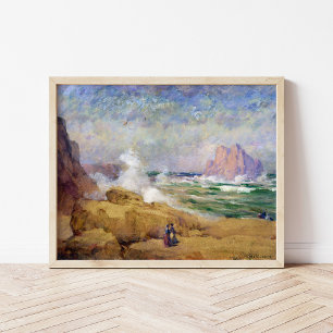 Poster Sur la côte californienne   William Henry Holmes