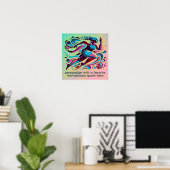 Poster sur la course motivationnelle du devis favo (Bureau à domicile)