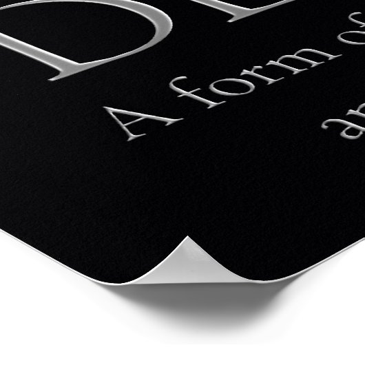 Poster sur la démocratie (Coin)