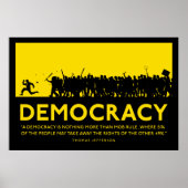 Poster sur la démocratie (Devant)