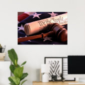 Poster sur la démocratie (Bureau à domicile)