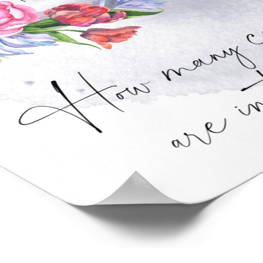 Poster Sur la lune Devinez combien de bonbons (Coin)