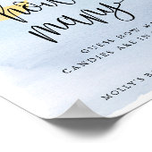 Poster Sur la Lune, jeu de devinette Blue Guess How Many (Coin)