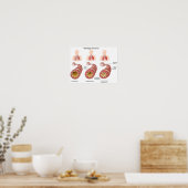 Poster sur la maladie pulmonaire Asthma (Cuisine)