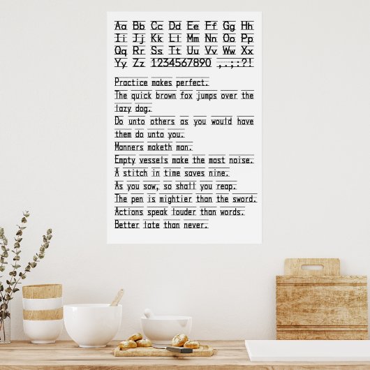 Poster sur la menace (Cuisine)