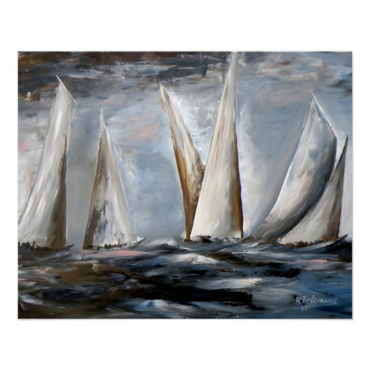 Poster Sur la mer Ouverte (Devant)
