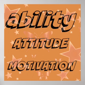 Poster sur la motivation des capacités
