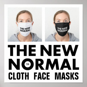 Poster sur la nouvelle affiche de masques de visag