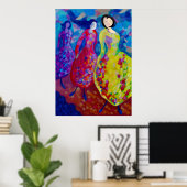 Poster Sur la passerelle (Bureau à domicile)