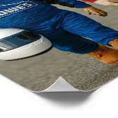 Poster "Sur la piste" (Coin)