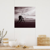 Poster Sur la plage (Cuisine)