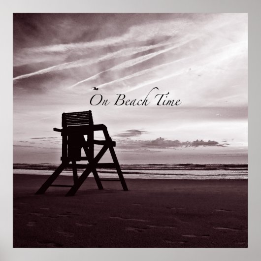 Poster Sur la plage (Devant)