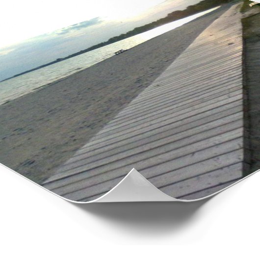 Poster Sur la plage (Coin)