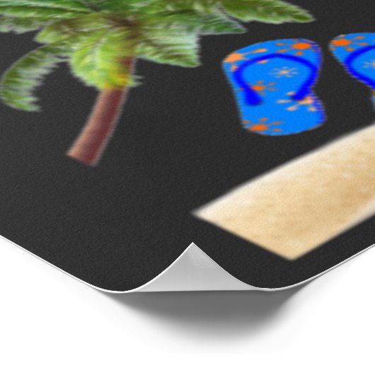 Poster Sur La Plage (Coin)