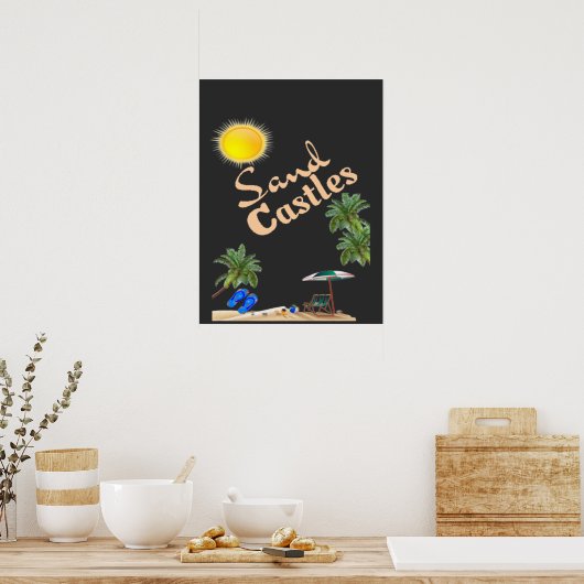 Poster Sur La Plage (Cuisine)