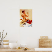 Poster Sur la plage (Cuisine)