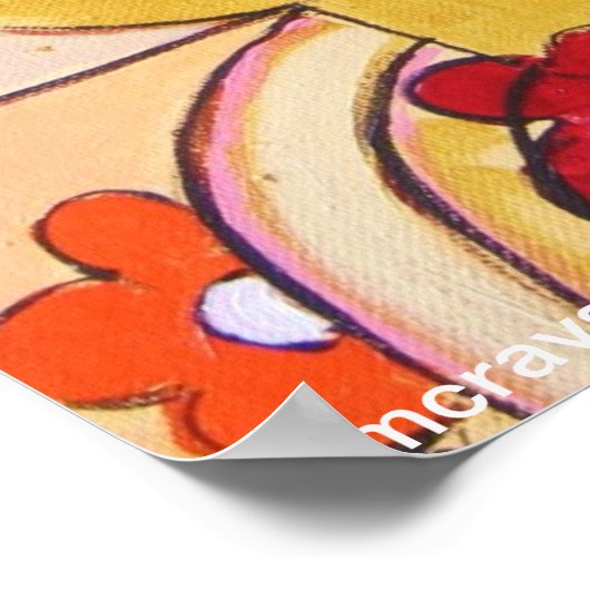 Poster "Sur la plage" (Coin)