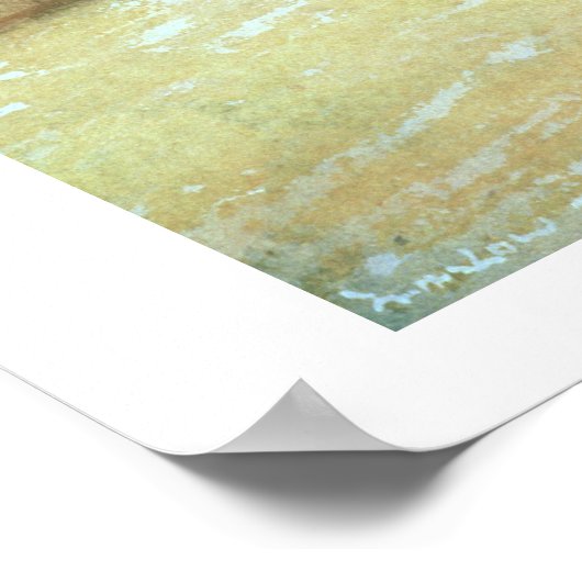 Poster Sur la plage, 1875 (w/c) (Coin)