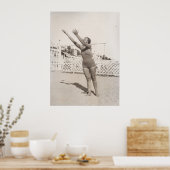 Poster Sur la plage, Cannes 1930 (Cuisine)