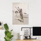 Poster Sur la plage, Cannes 1930 (Bureau à domicile)