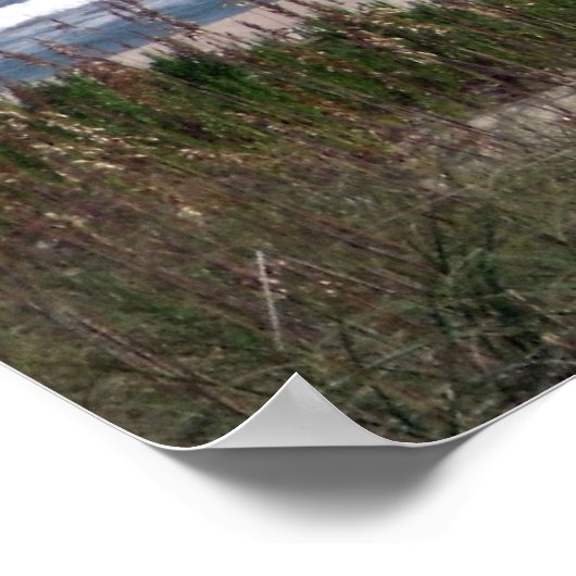 Poster Sur la plage d'Ocracoke (Coin)