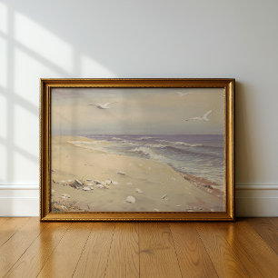Poster Sur la plage Fidelia Bridges