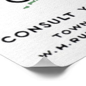 Poster sur la pneumonie frappes (Coin)