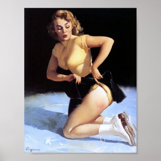 Poster Sur la pointe de glace (Devant)