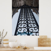 Poster sur la porte (Cuisine)