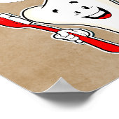 Poster sur la propreté de vos dents (Coin)