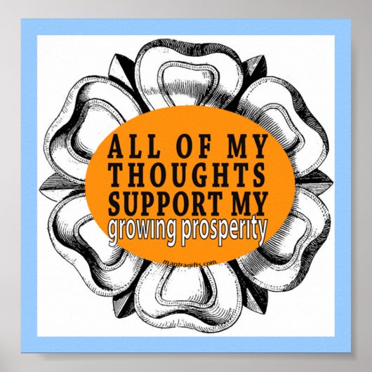 Poster sur la prospérité (Devant)