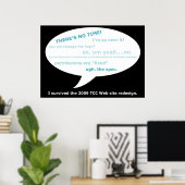 Poster sur la refonte du site Web de TCC (Bureau à domicile)