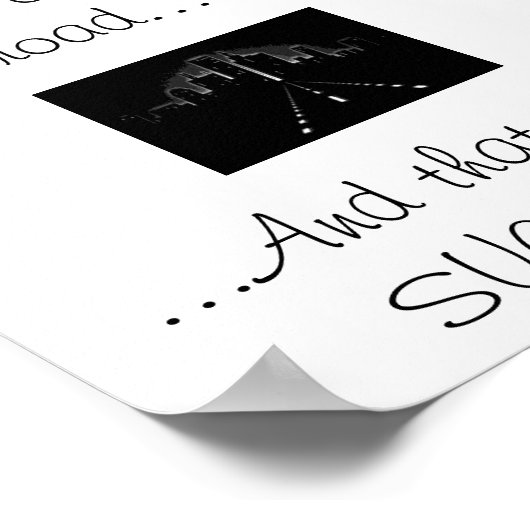 Poster sur la route (Coin)