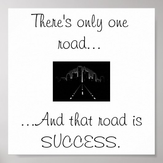 Poster sur la route (Devant)