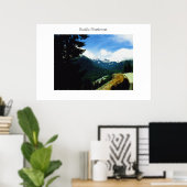 Poster Sur la route Pacifique Nord-Ouest (Bureau à domicile)