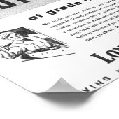 Poster sur la sécurité ferroviaire de Long Island (Coin)