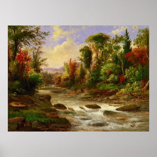 Poster Sur la St. Annes Est du Canada par Duncanson (Devant)