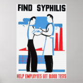 Poster sur la syphilis (Devant)